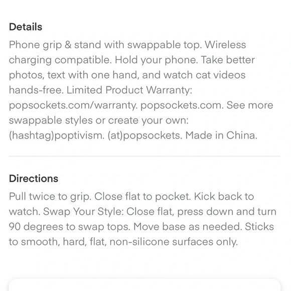 Pop sockets pop grip new - Picture 4 of 4